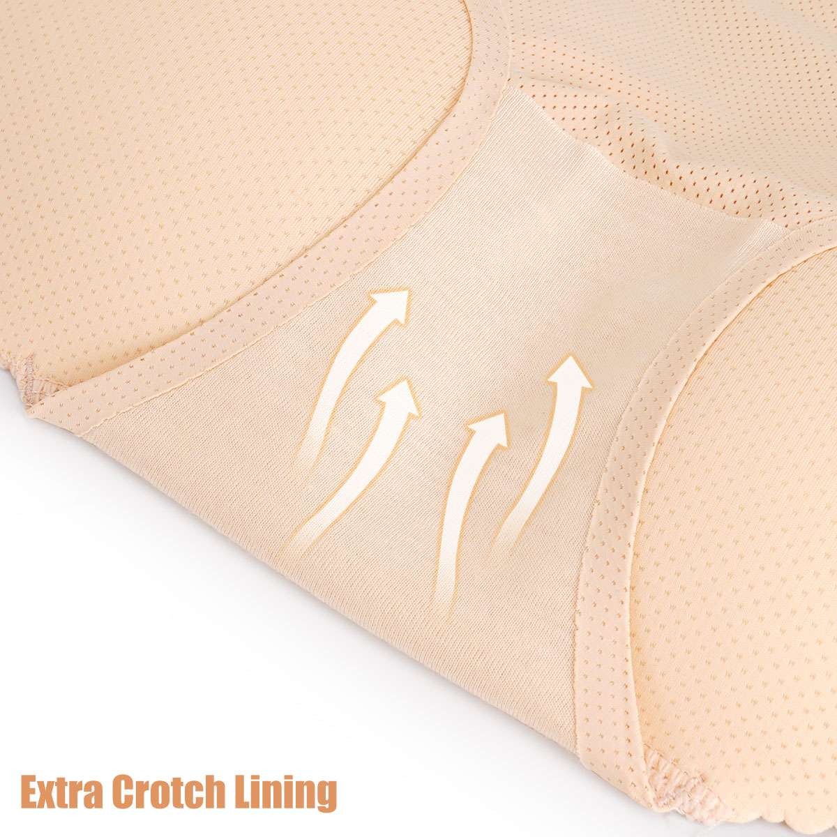 Women Padded Butt Lifter Panty Ass Hip Enhancer Briefs Underwear Booty Shaper US