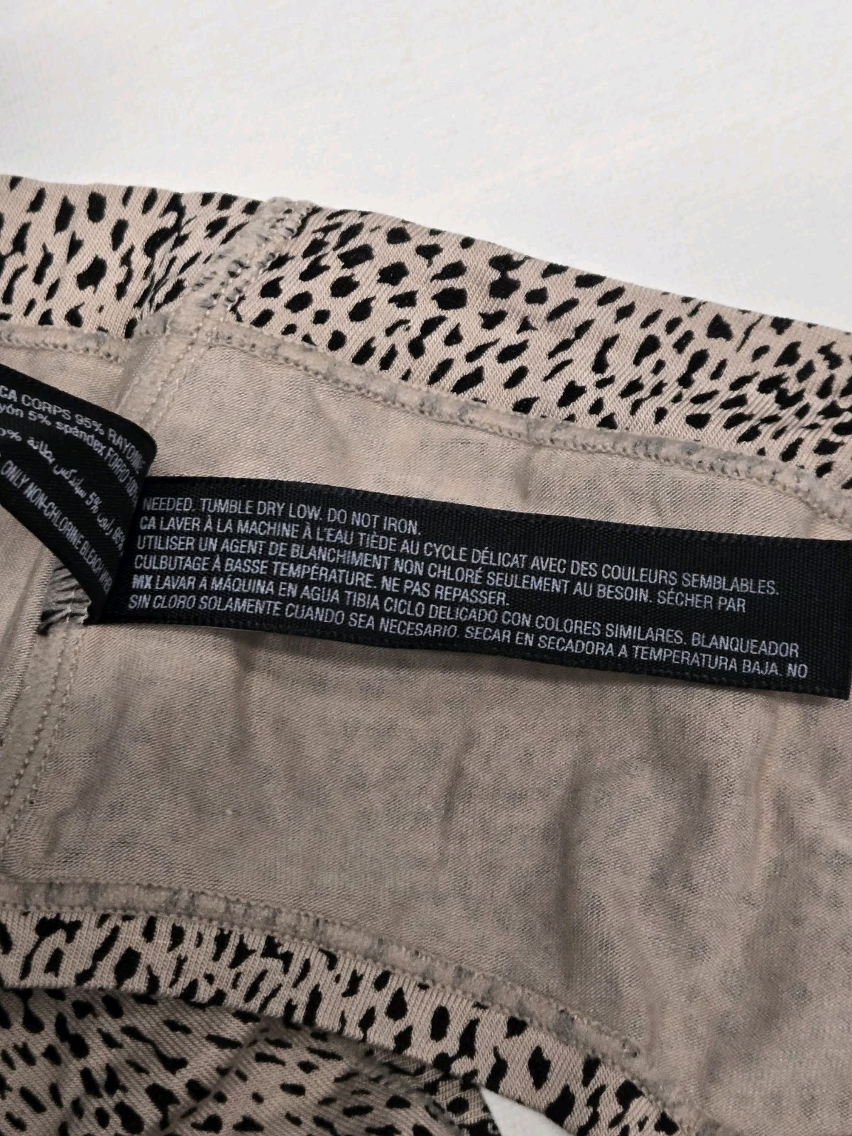 Lot Of 2 Alfani Womens 2X Ultra Soft Bikini Panties Cheetah Print Underwear