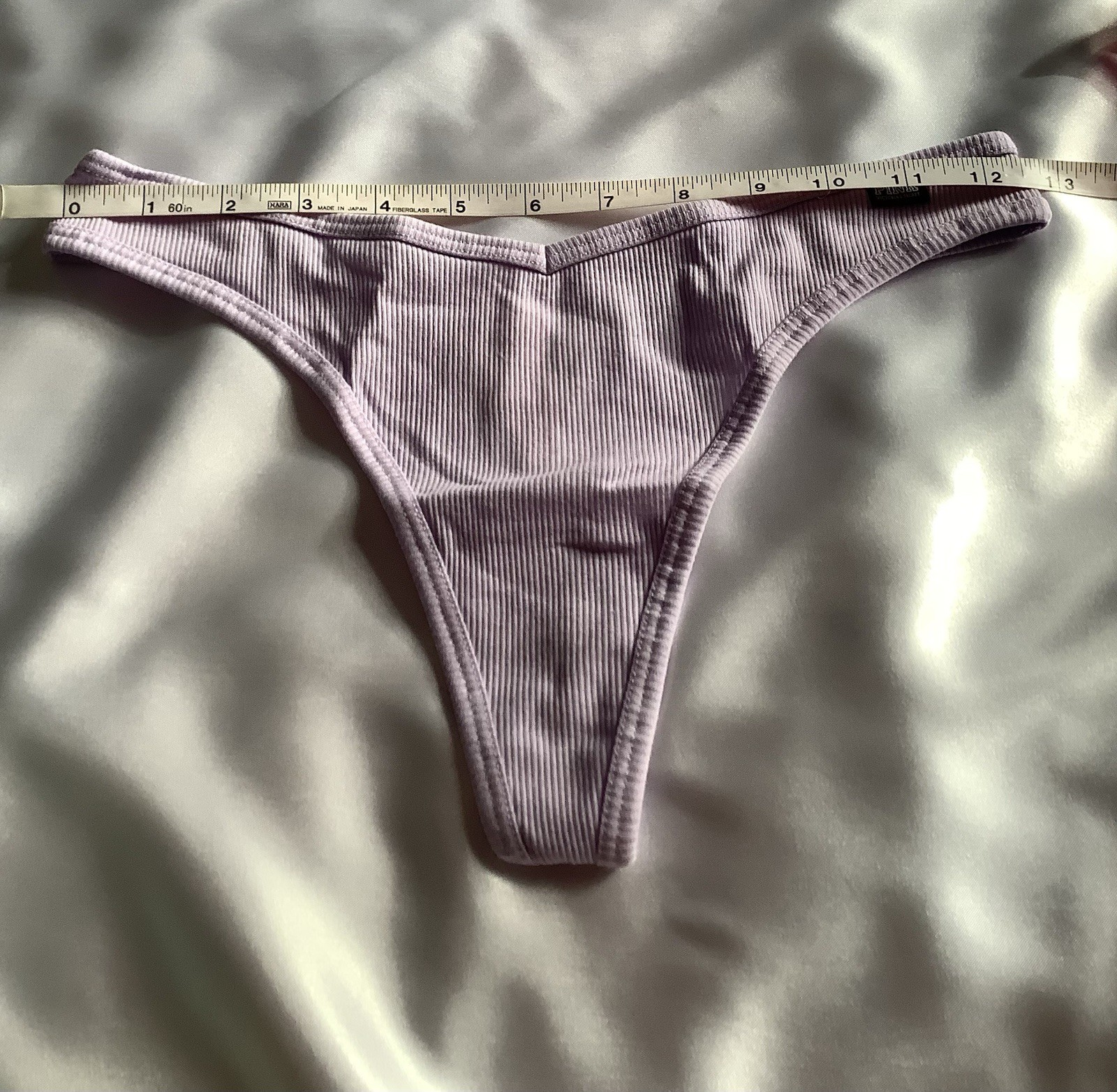Victoria’s Secret PINK Ribbed Thong Panties Cotton 3pk Multicolor Large