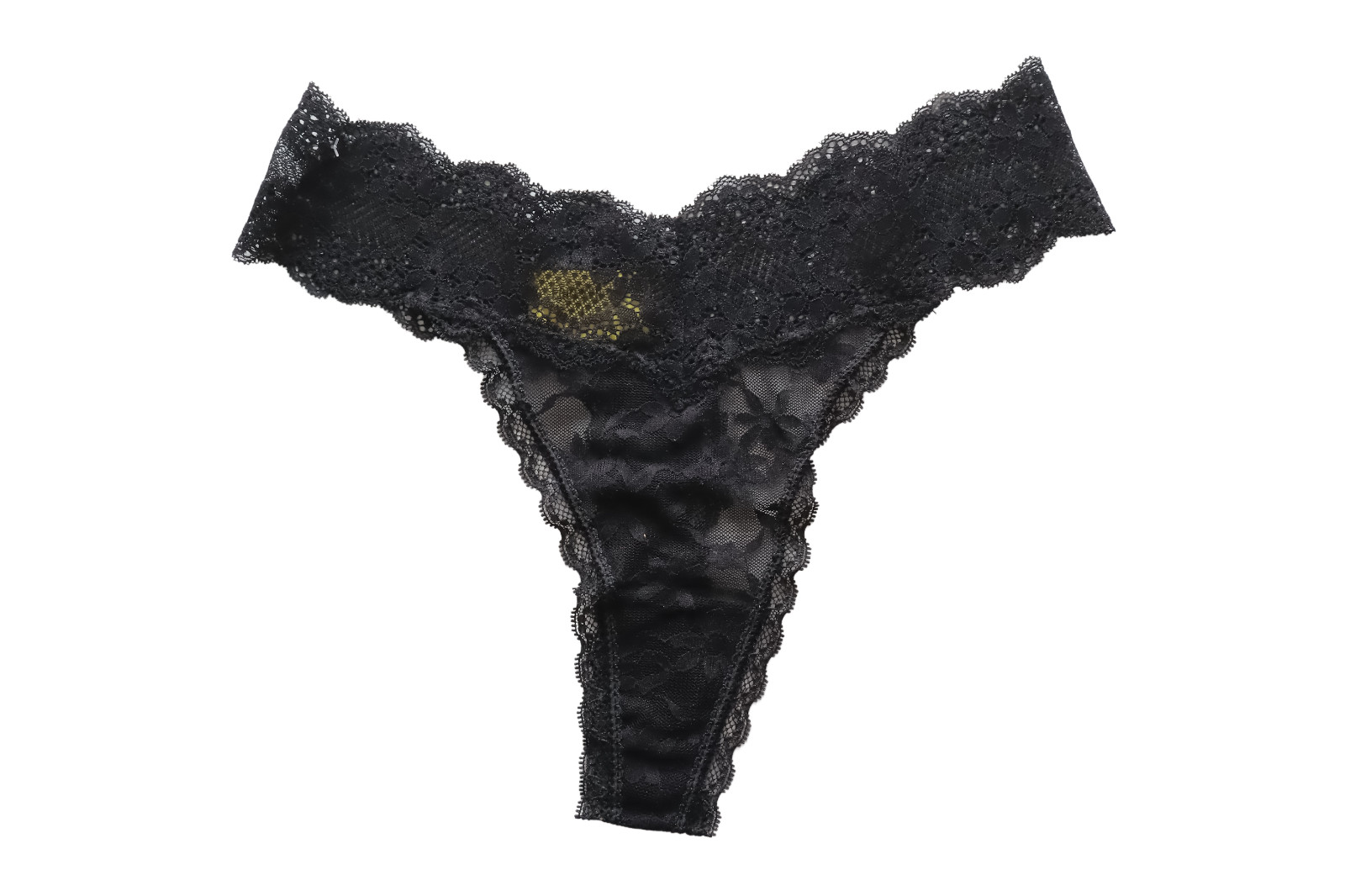 XL 5-Pack Women’s Lace Thong Panties Black, Red, Beige & Brown
