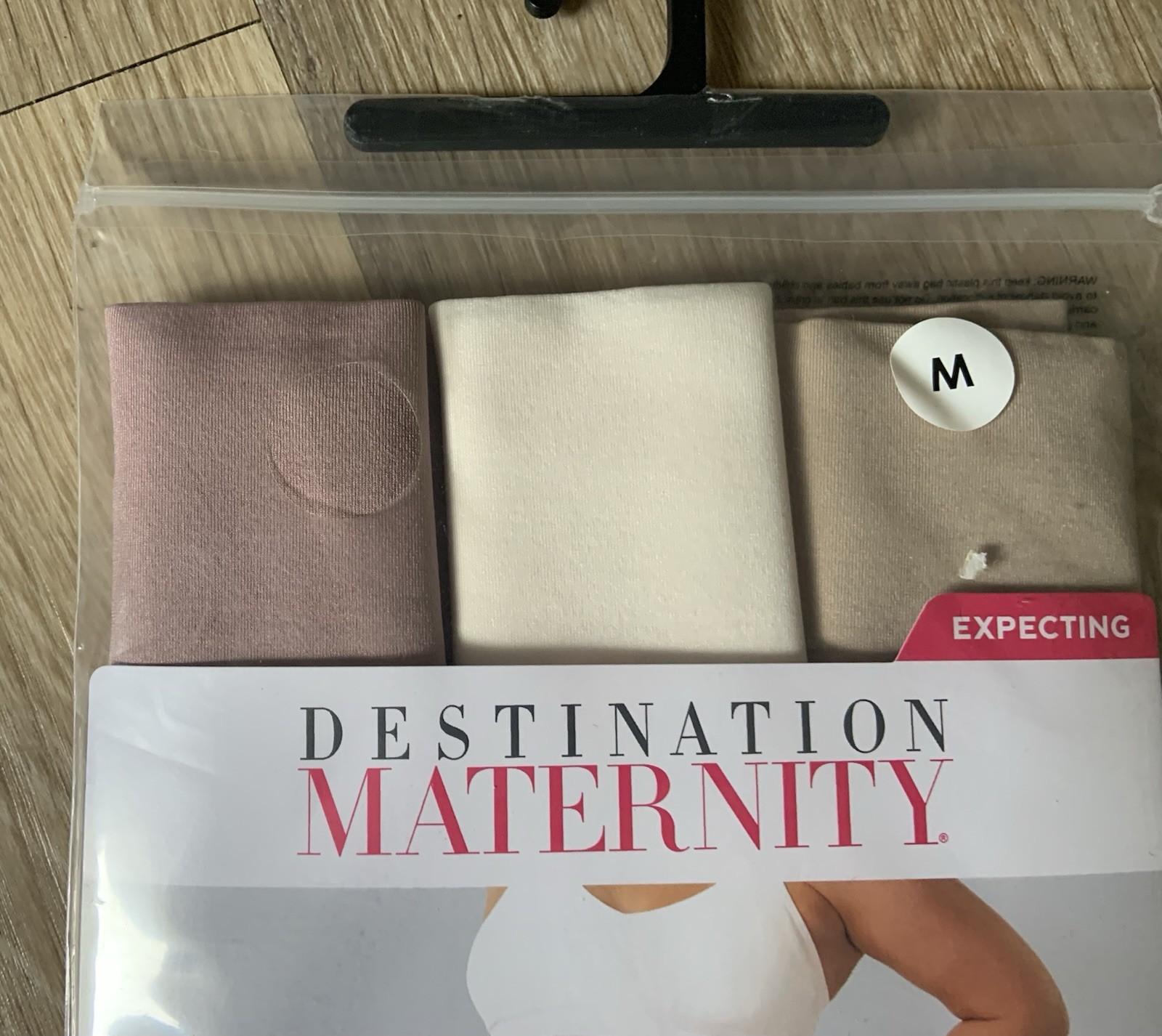 Destination Maternity Size Medium Seamless Maternity Foldover Bikini Briefs