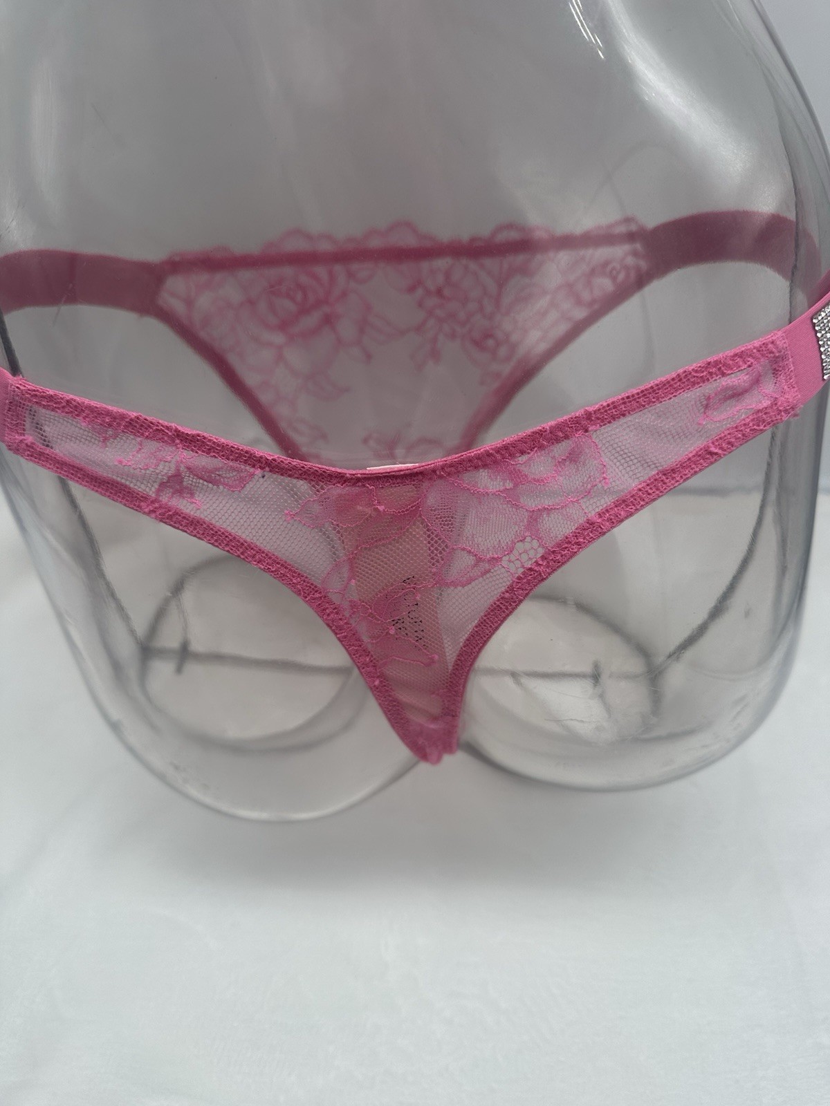 💕Victoria’s Secret Shine Strap🎉 LACE THONG ROSE GARDEN 🌹🌹 X-LARGE