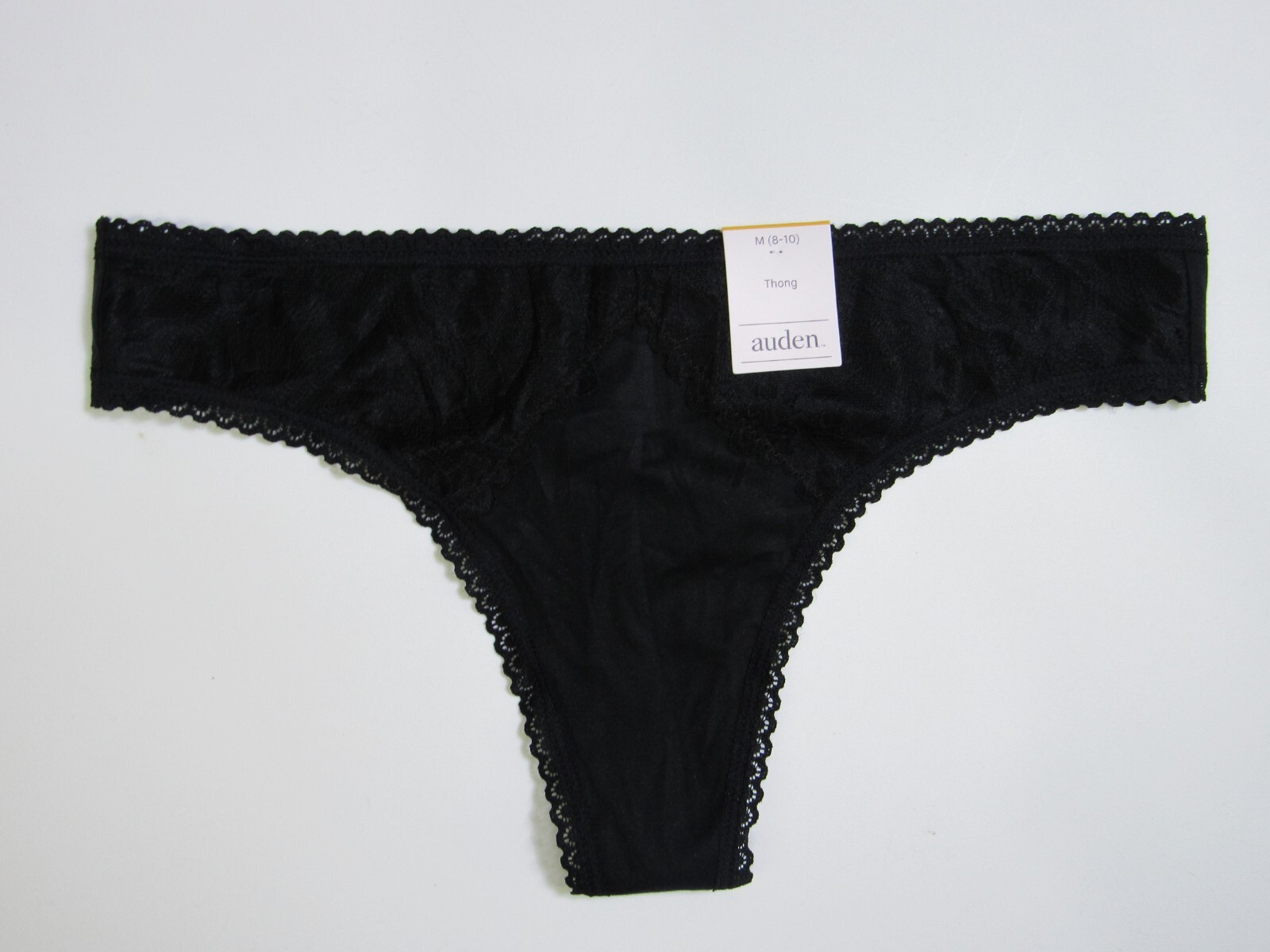 Auden Women’s Variety Thong 2 Pack Size Medium 8-10