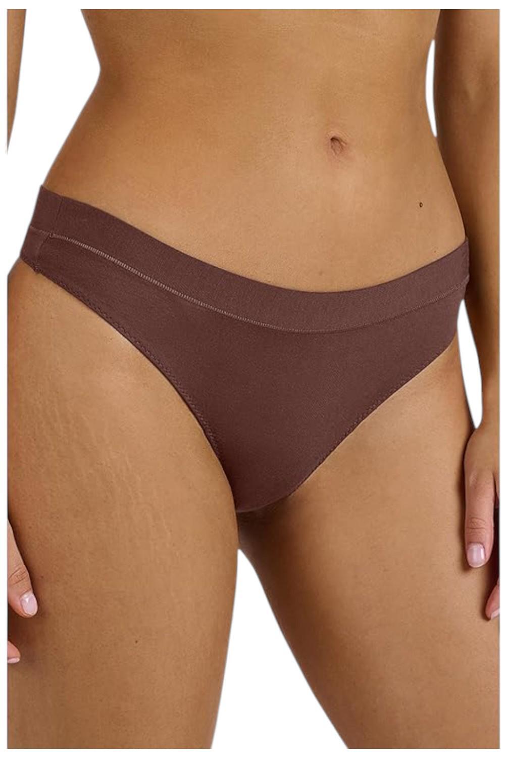 MeUndies Women’s Feel Free Thong Walnut Shell