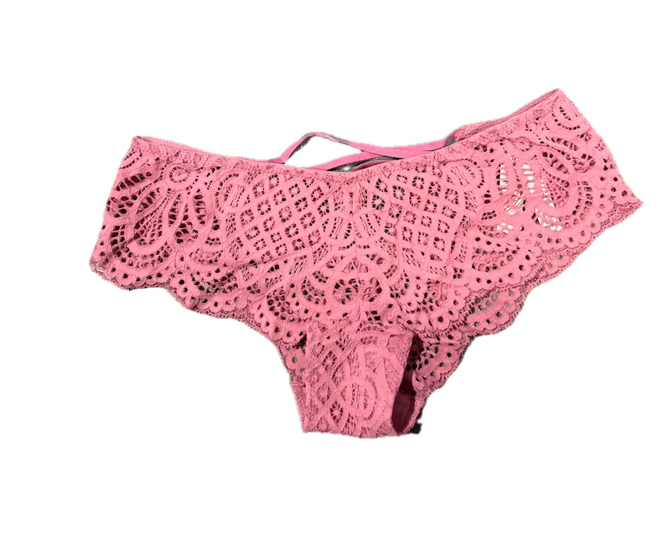 Victoria’s Secret Very Sexy Crochet Lace-Up Cheeky Panty Dusty Rose
