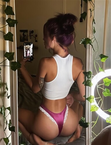 ONE Katie & Laura’s PIXIE THONG Satin Panty