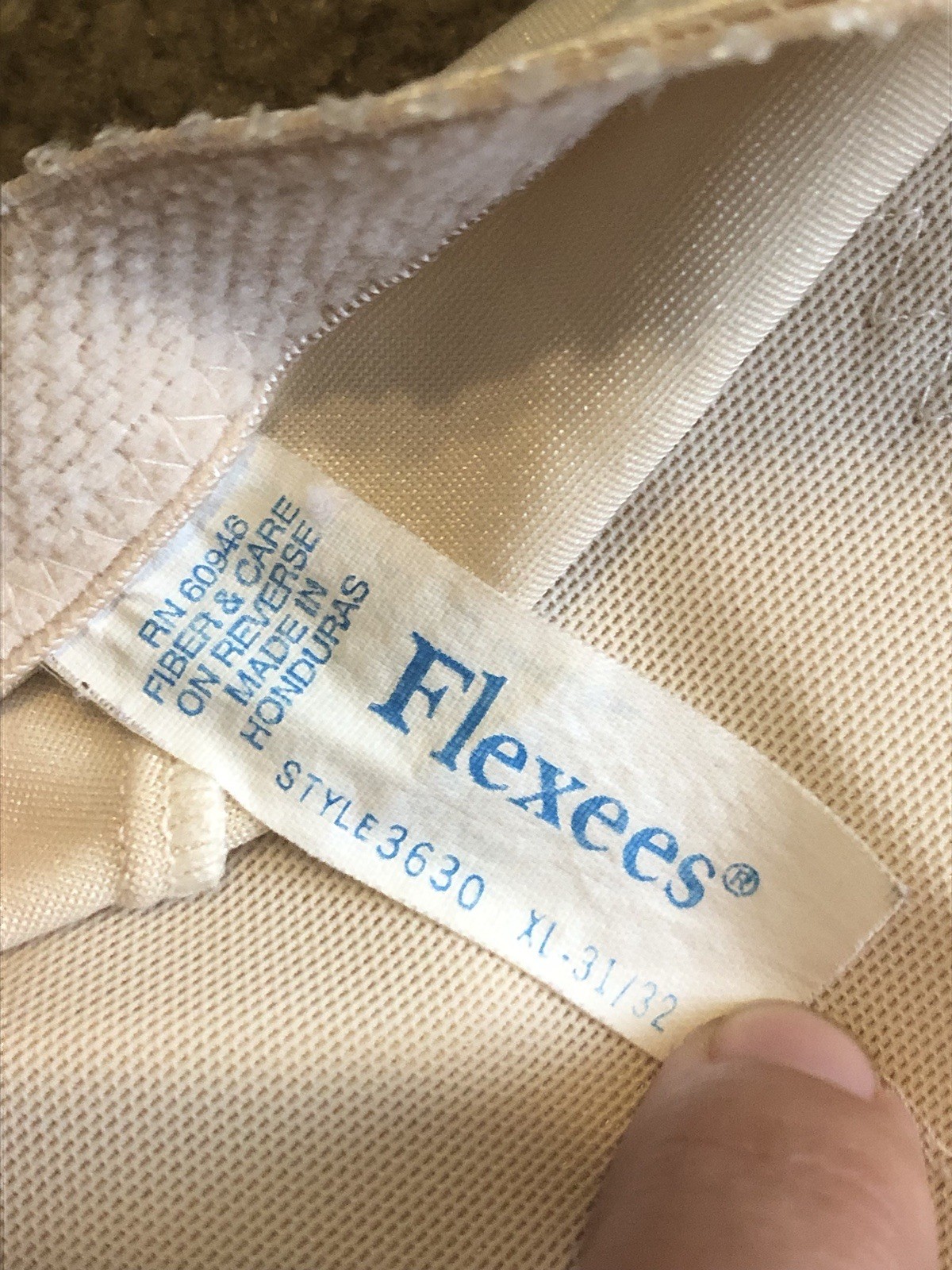 Flexees Womens Panties Xl High Waisted Tummy Control Style 3630 Granny Vintage