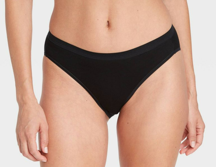 6Pk: Women’s High Cut Briefs Underwear – Auden – Black/XLG Size 16 NWT 6048-11A