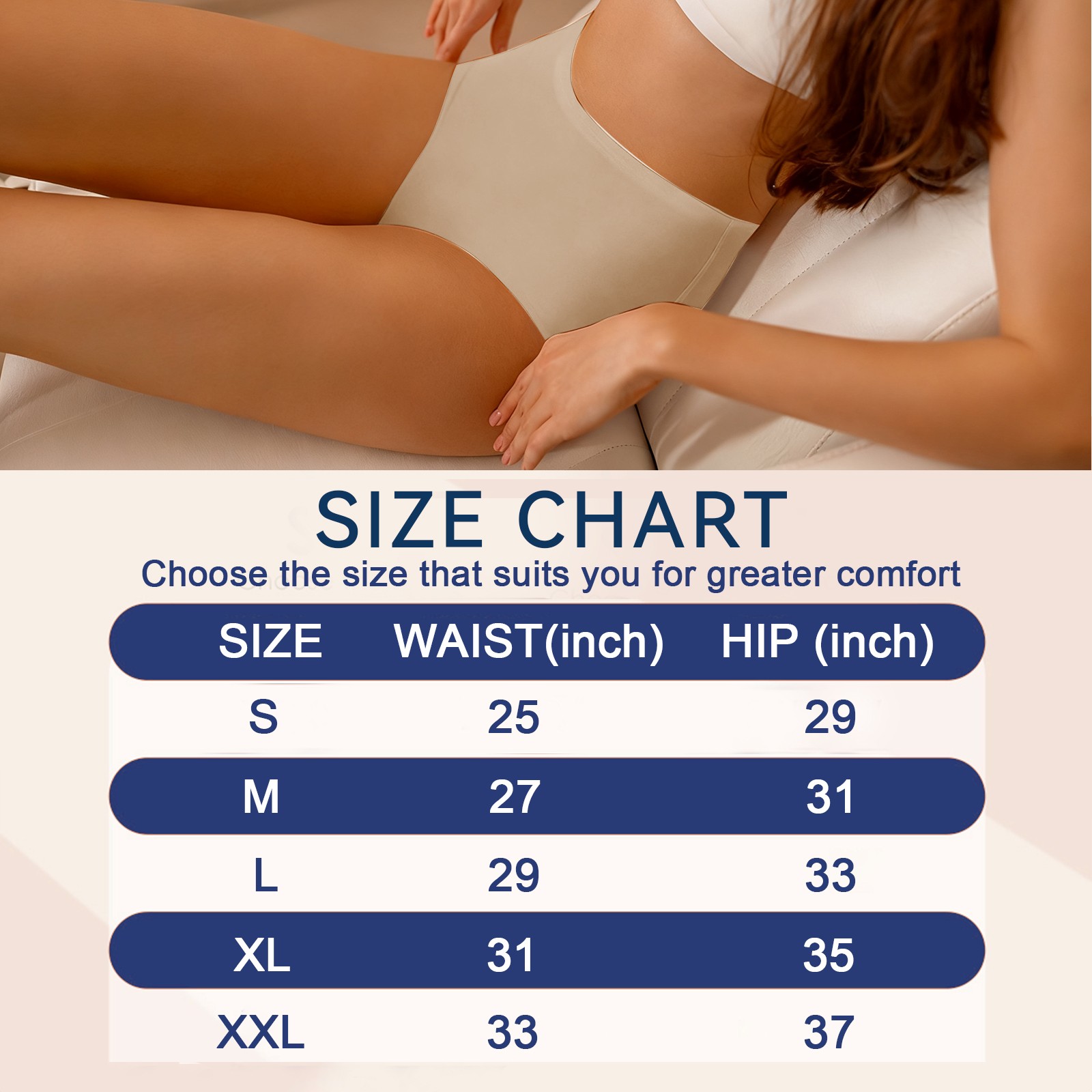Silk Panties Pack Satin UnderWear for Women High Waist Cheeky Silky Ice Bikini