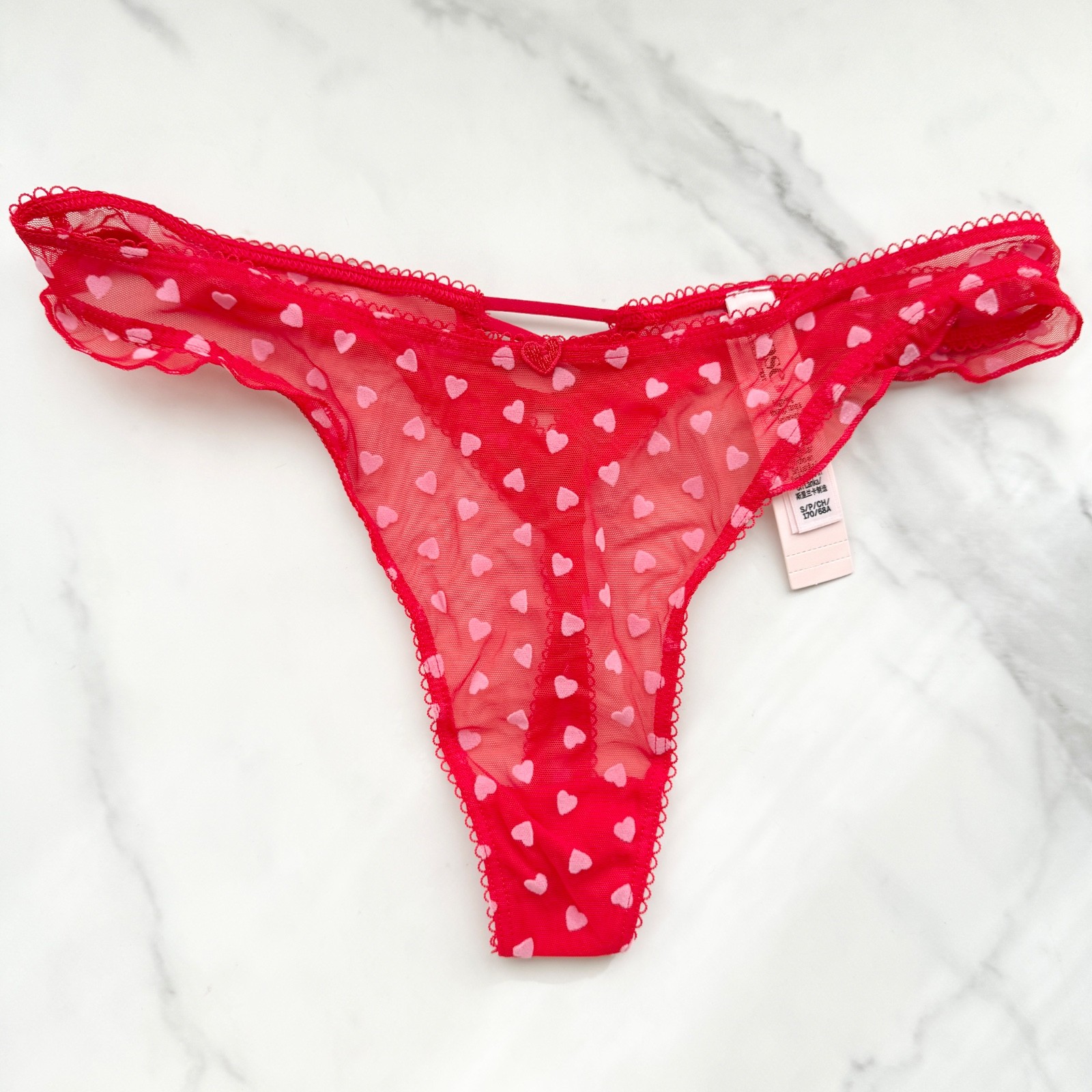 Victoria’s Secret Tease High-Leg Scoop Thong Panty Size S/M