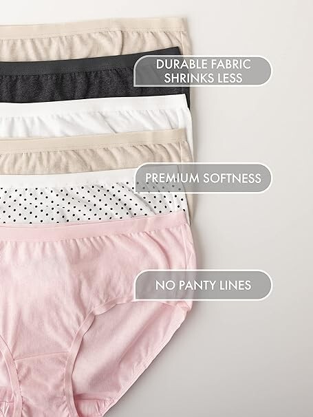 Fruit of The Loom 3-Pk. Briefs White, Beige and Black Size 8/XL