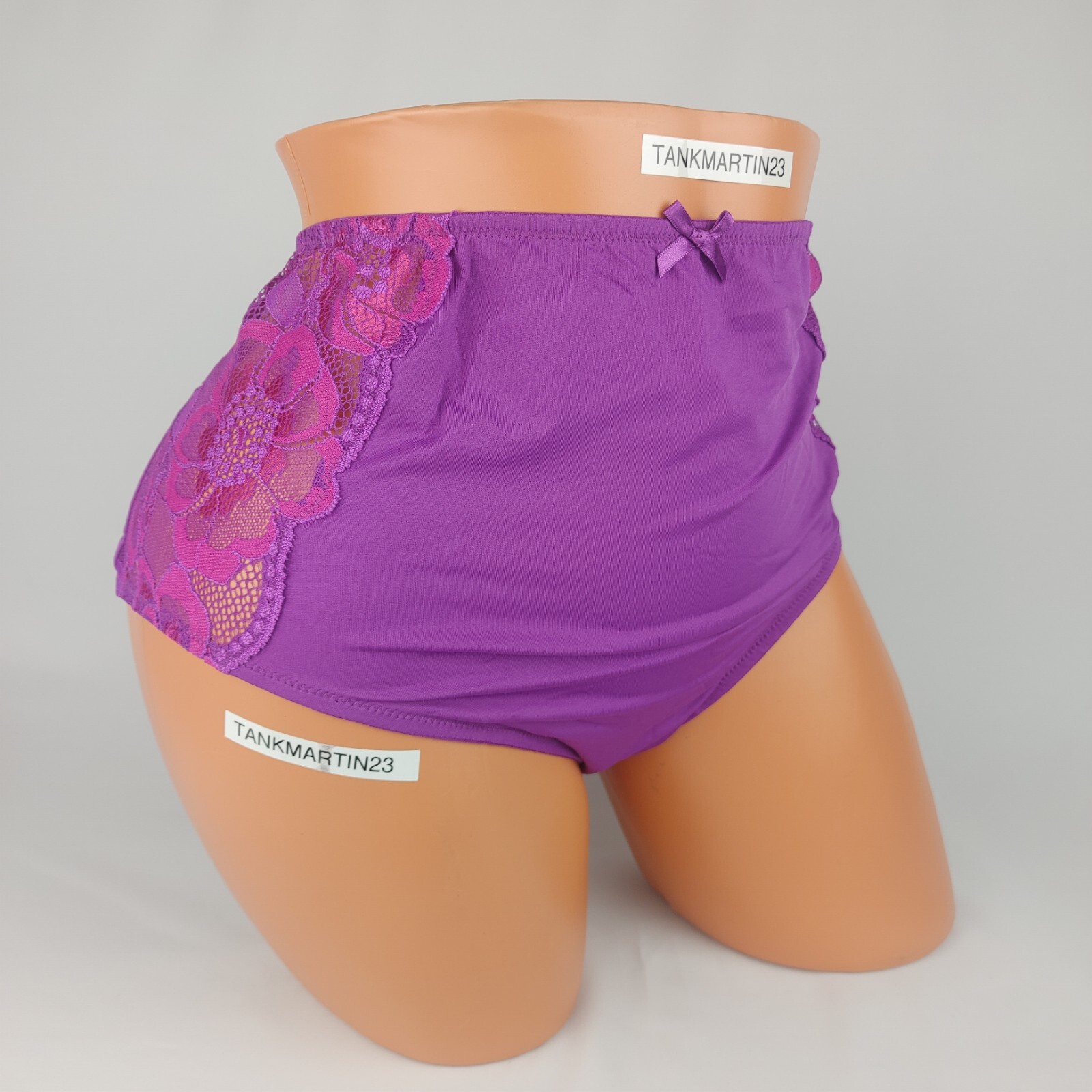 Lane Bryant Cacique Sexy Mid Waist Cheeky Lingerie Panty 18/20 Purple W/ Lace