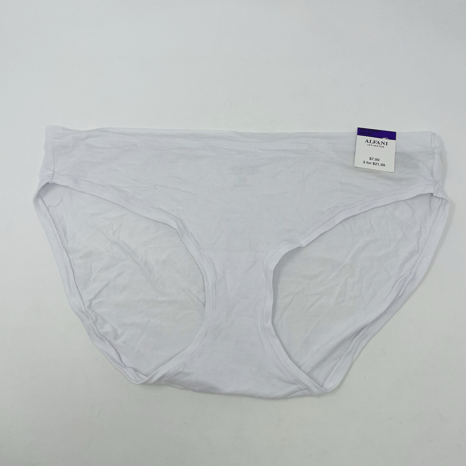 Alfani Womens Size XXL Ultra Soft Mix-and-Match Bikini Underwear White 773
