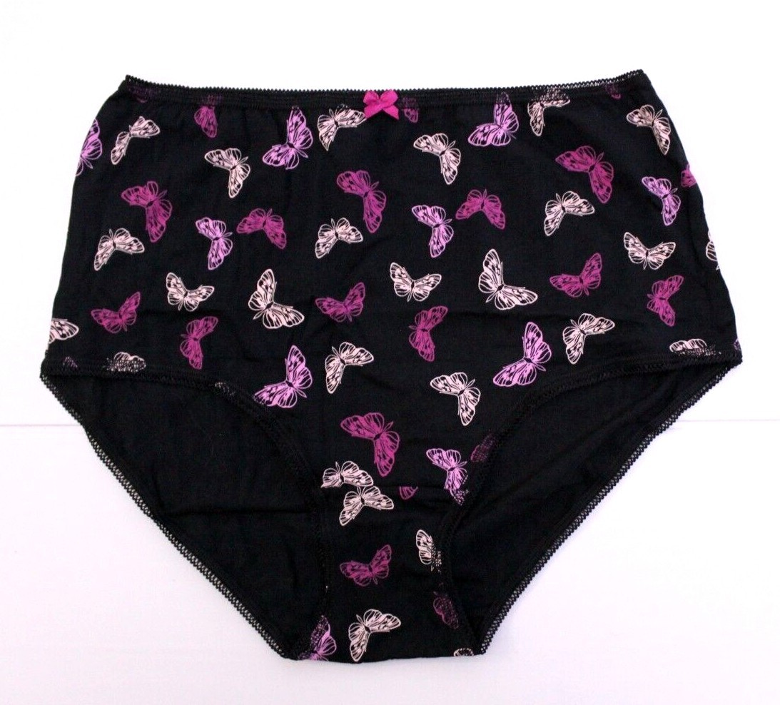 M & S Ladies 5 Pack Cotton Lycra Full Briefs Knickers Underwear Sizes 8 to 24