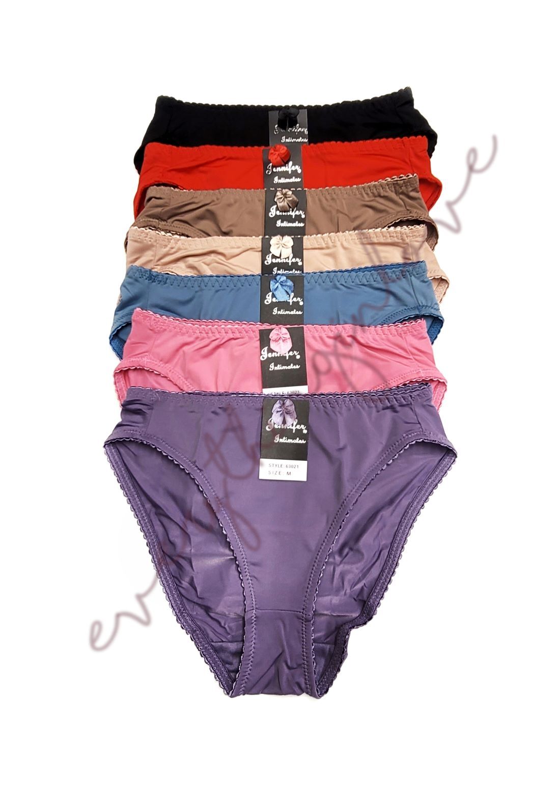 Women High Cut Microfiber Light Tummy Control Full Seat Coverage Bikini panties