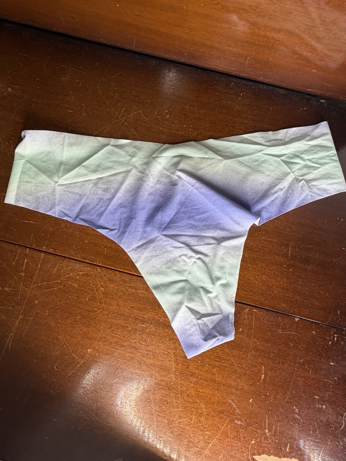 VICTORIA’S SECRET VS PINK XL LOGO NO SHOW THONG PANTIES NWT LAVENDAR #315