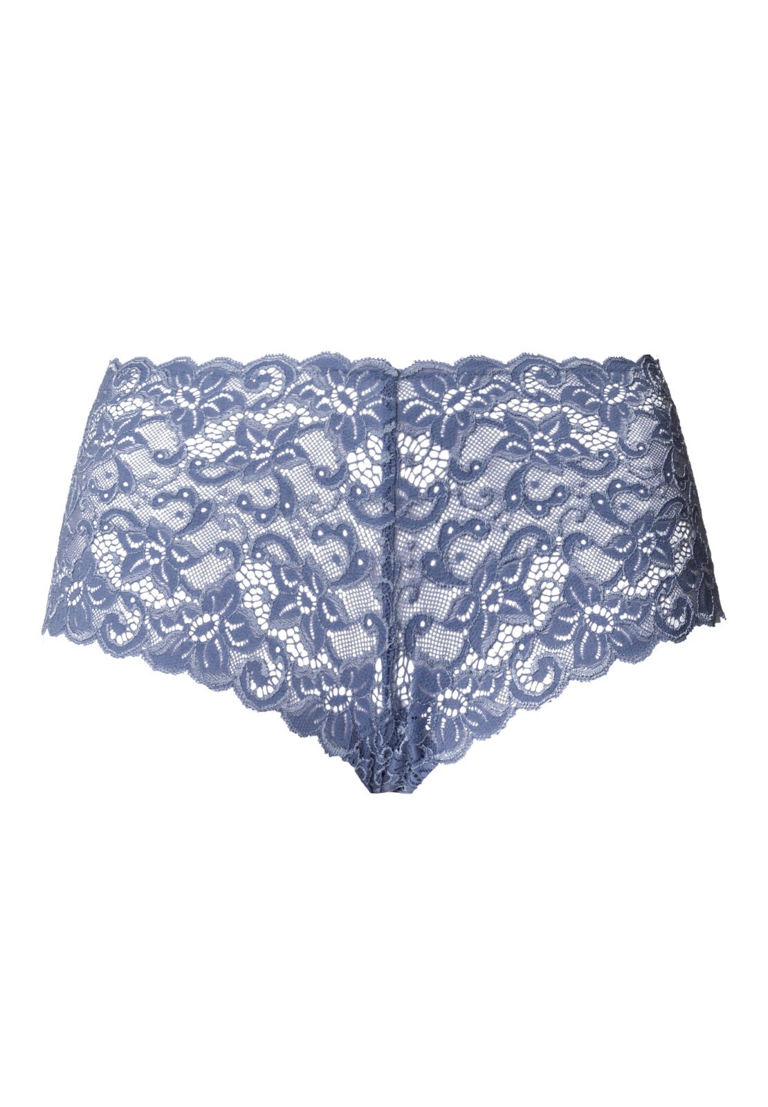 BRAND NEW TAGS Hanro Luxury Moments Lace Boyleg Blue MOON Panties Size XS