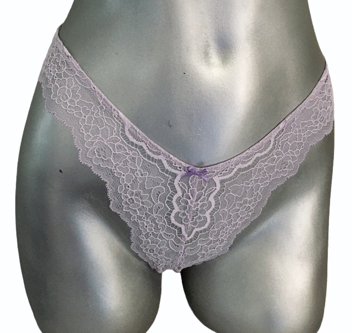 Nwt Victorias Secret Dream Angels Corded Brazilian Panty Lavendar XL