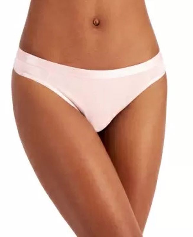 Jenni Womens Solid Thong, Pink, XX-Large