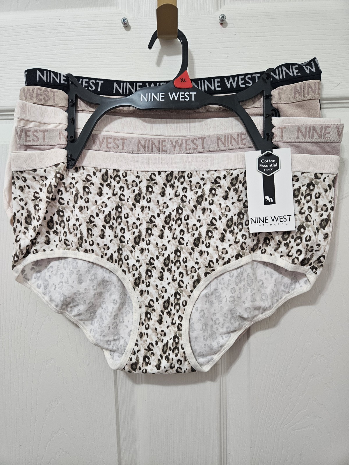 Nine West 5 Pack Cotton Comfort Bikini Panties Size XL Variety of Colors