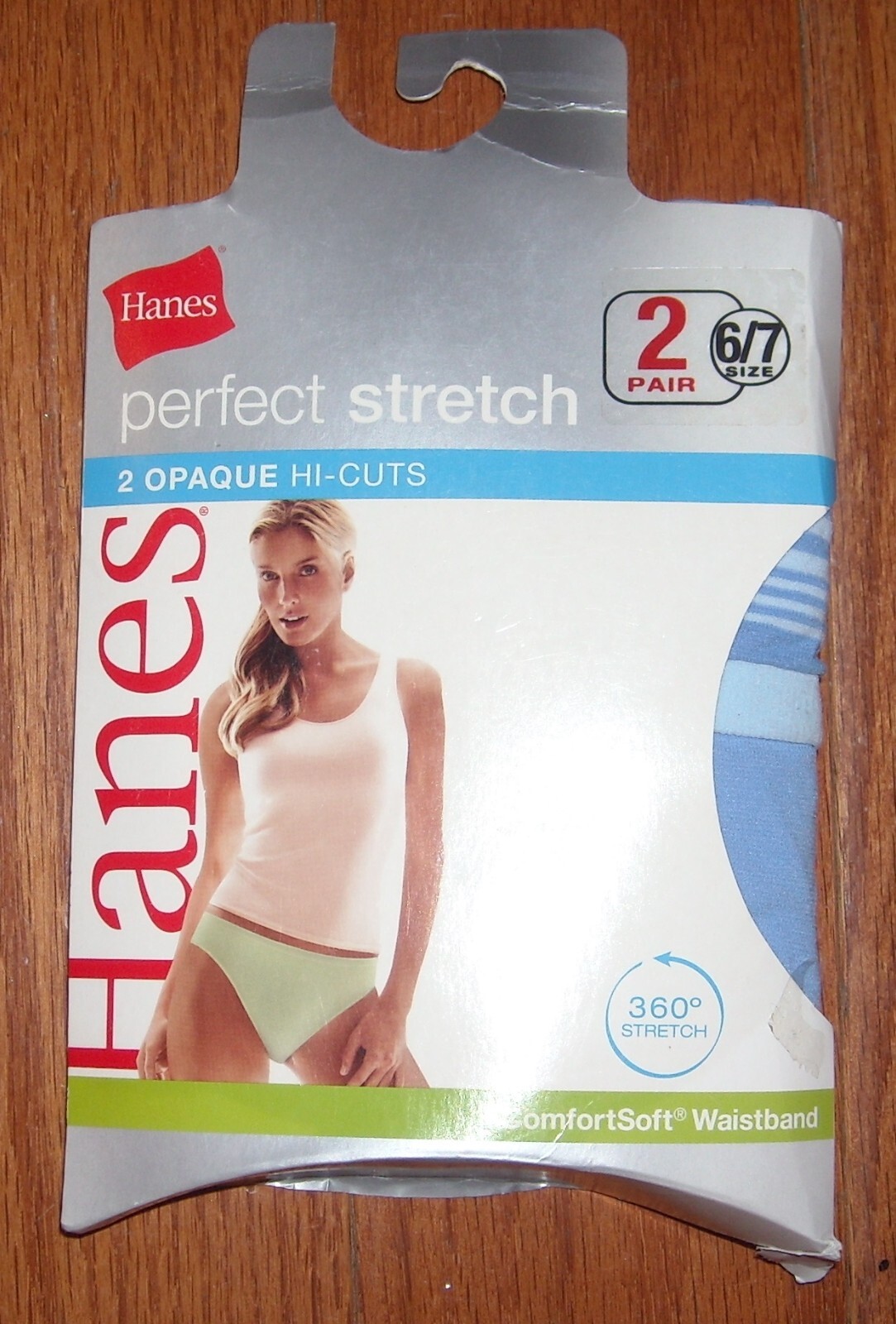 Hanes Perfect Stretch Opaque Hi-Cuts – Package of 2 – BRAND NEW!