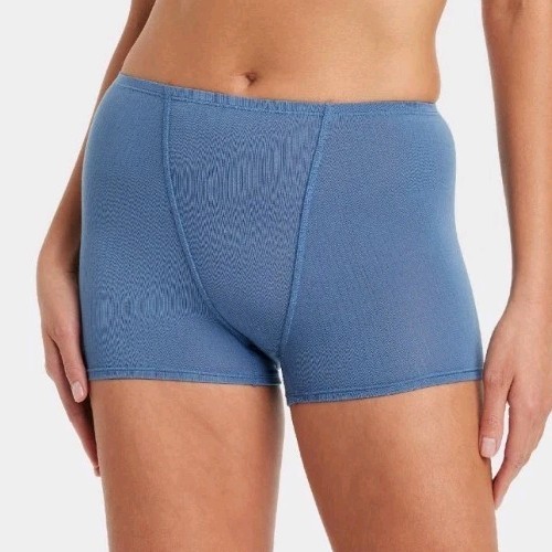 Women’s Modal Blend Shortie Underwear Auden Dark Blue High Rise Size XL