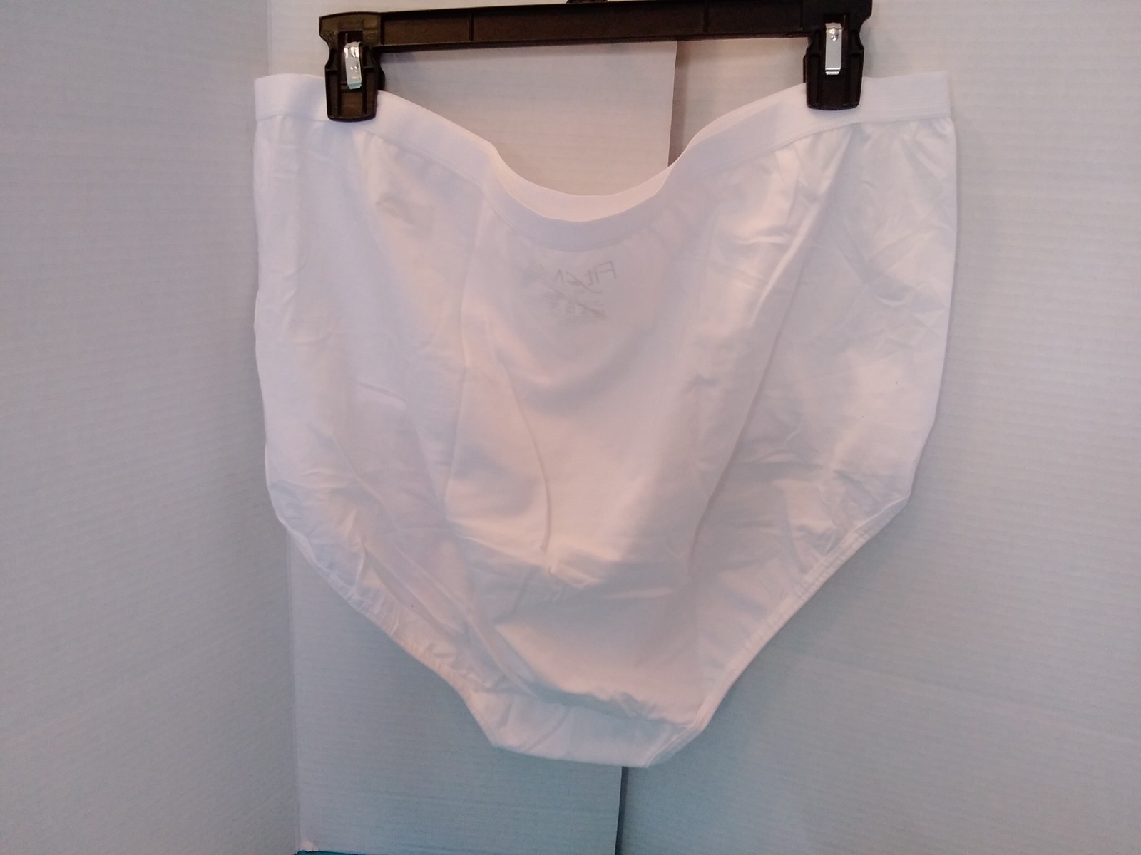 Fit For Me Women Size 12 Briefs Panties White Cotton Underwear Pack of 2