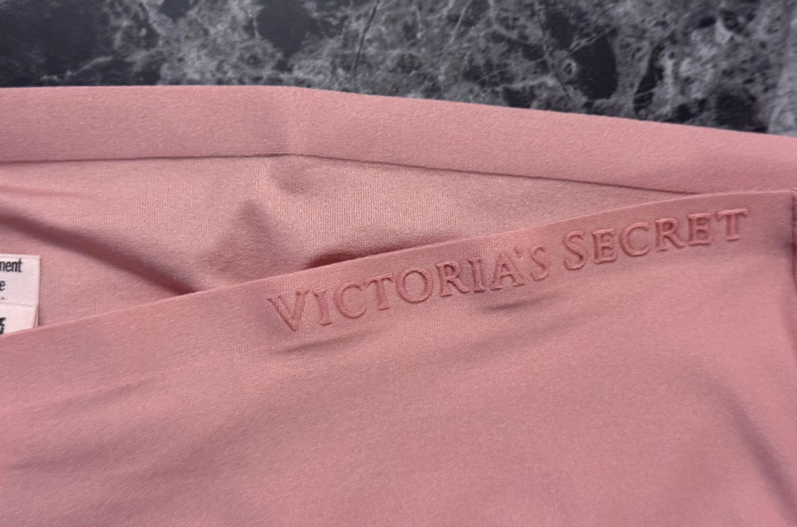 NWT VICTORIA’S SECRET BLUSH PINK SMOOTH THIN FLEX BONDED NO SHOW BIKINI PANTIES