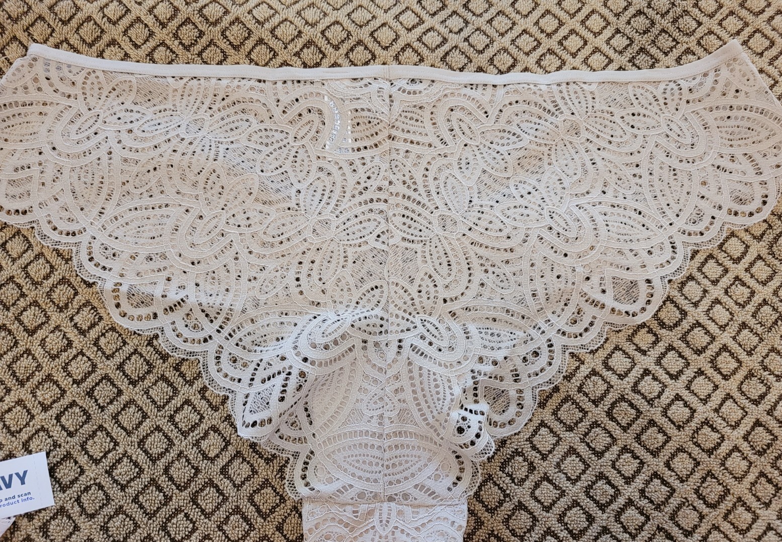XL OLD NAVY SeXy Lace 1 Beige 1 Pink Oyster Cheeky Underwear Panties NWT