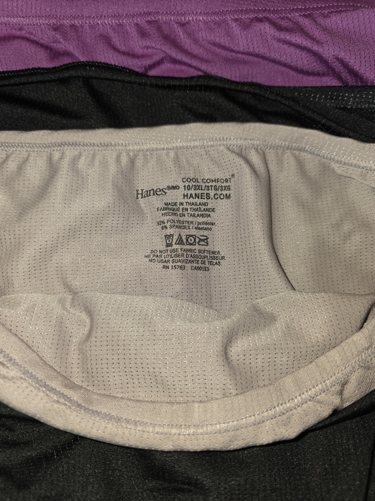 Lot Of 8 Hanes Cool Comfort Ladies Hipsters NWOT Size 10/3XL