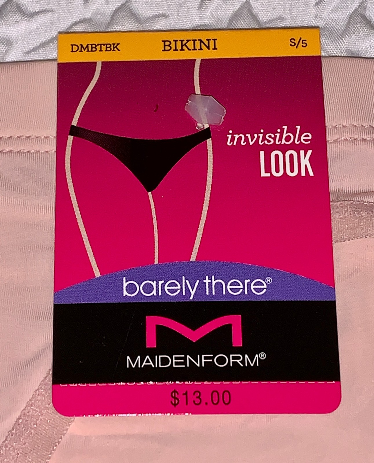 MAIDENFORM Barely There Invisible Look Paris Nude Bikini Panty Women S 5 L 2XL 9