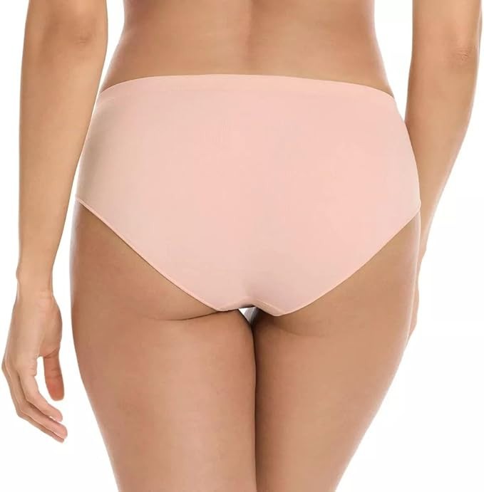 PUMA Women’s Seamless Bikini Underwear | Pink/Blue/Black/Gray | Large