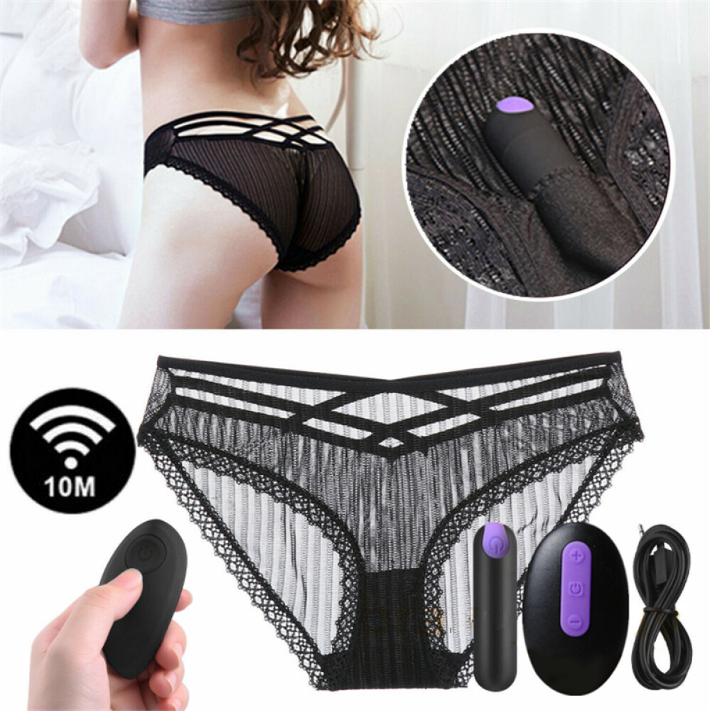 Remote Control Vibrating Panties Sexy Rechargeable Waterproof Wireless Underwear