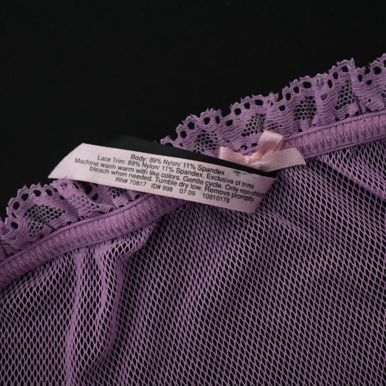 NEW Victoria’s Secret VTG Sexy Little Things Lace Ruffle Frilly Panty SMALL