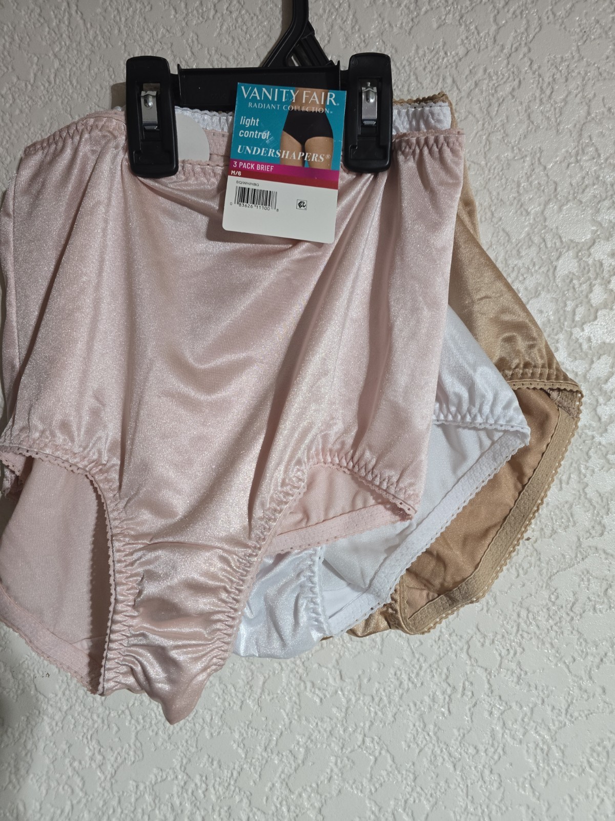 RADIANT VANITY FAIR BRIEF PANTIES LIGHT CONTROL UNDERSHAPERD 3 PACK SZ XXL 9