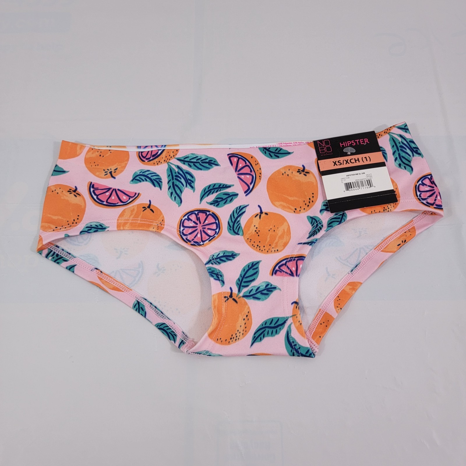 No Boundaries NOBO Seamless 3-Pack Multi-Color Hipster Panties – Size XS NWT
