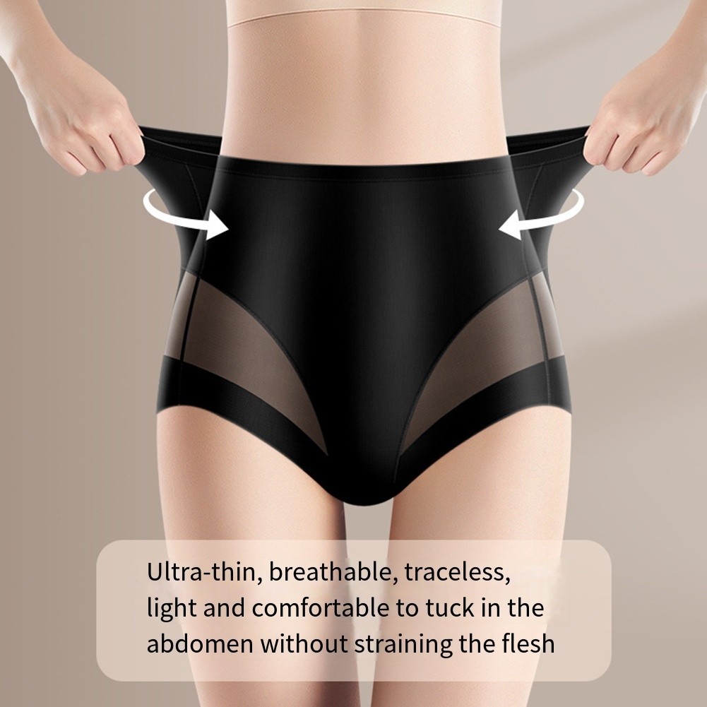 For Daily Wear High Waist Underwear Cotton Crotch Briefs Spring To Winter