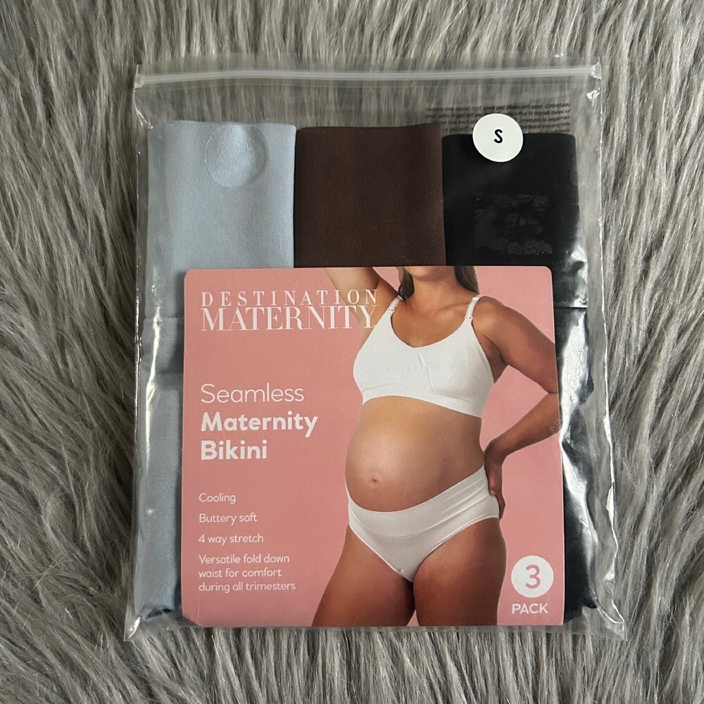Destination Maternity Seamless Bikini Womens Size Small Cooling Buttery Soft