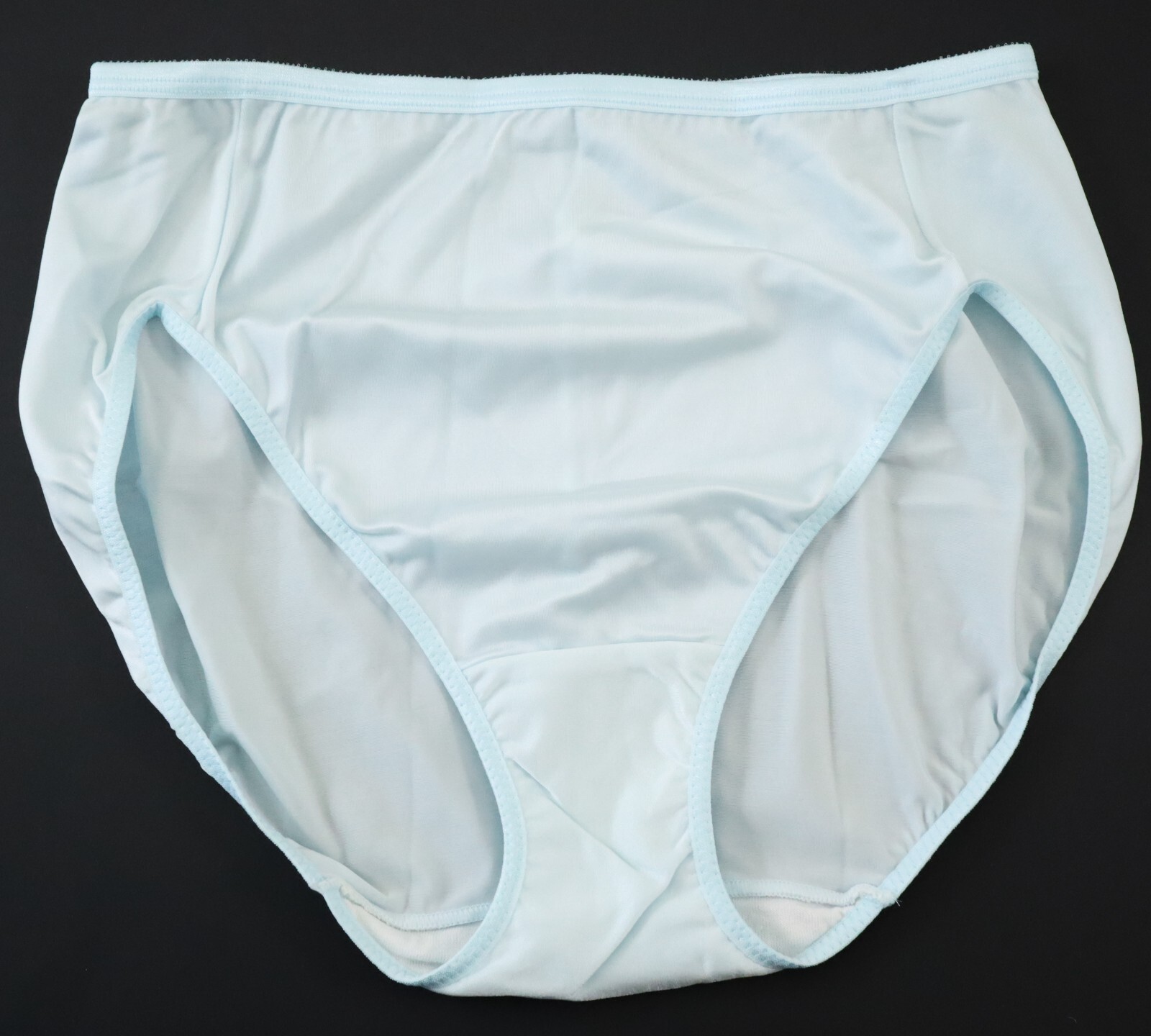 NEW Bali TRUE VTG 90s Silky Satin-Like High Cut Brief Panty LARGE