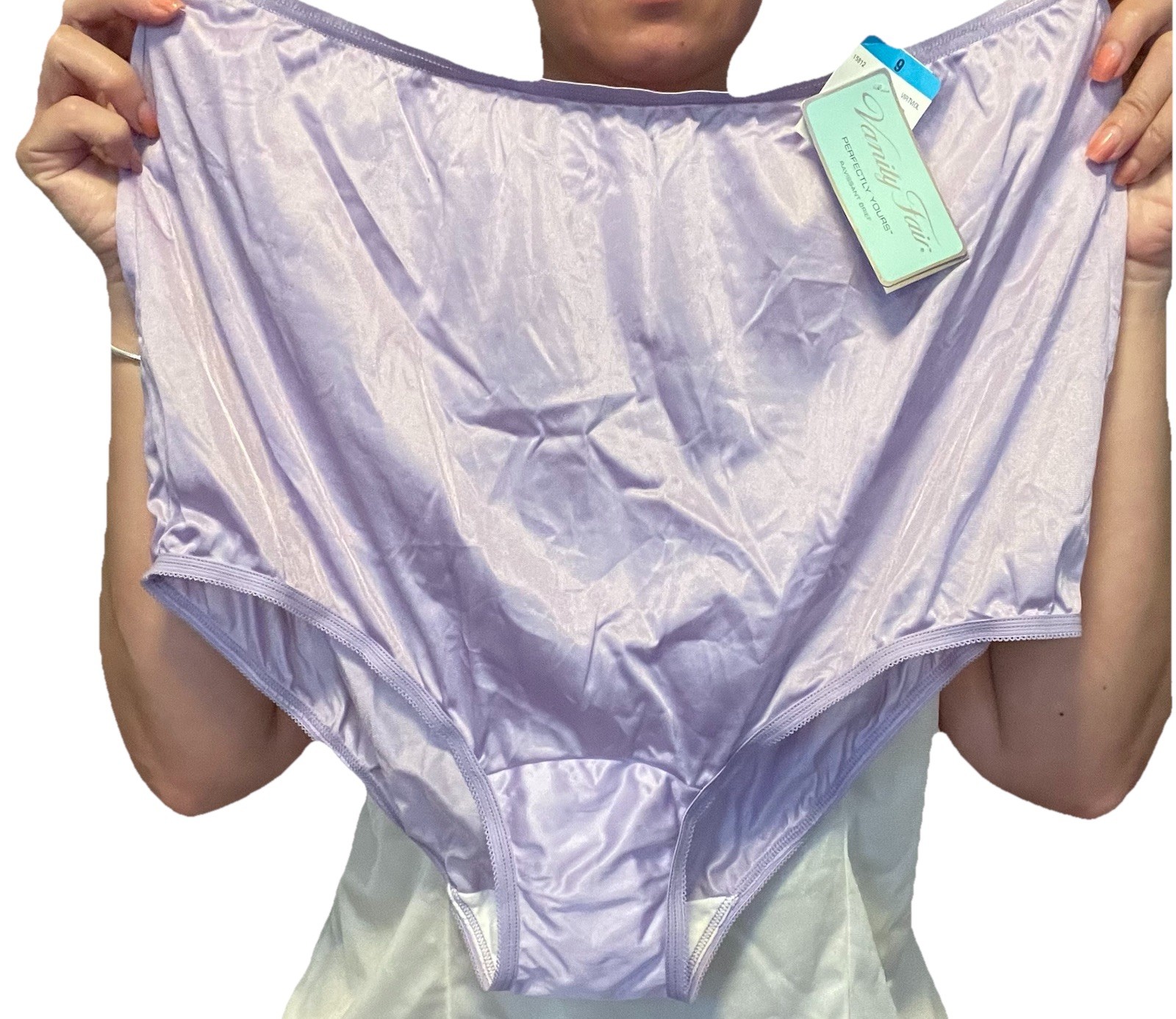 Vanity Fair Perfectly Yours Ravissant Brief Style 15612 Sz 9 2XL Lavender NWT