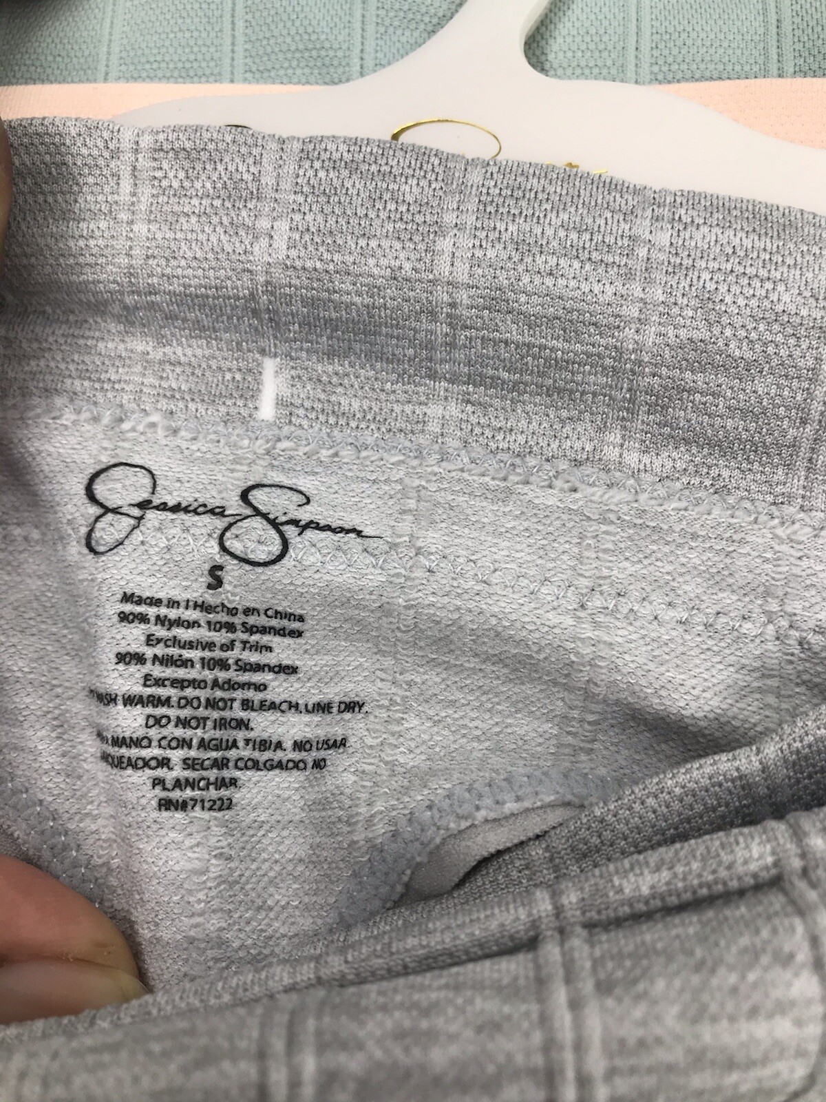 Jessica Simpson SZ S 3 Pack Seamless Thong Grey/Mint/Peach Colors Underwear NWT