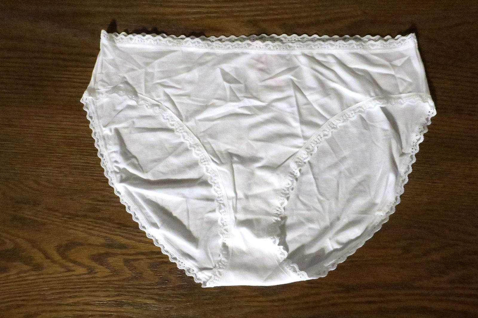 XXL ❤️ VICTORIA’S SECRET ❤️ FULL COVERAGE COTTON LACE ❤WHITE BRIDE ❤HIGH PANTIES