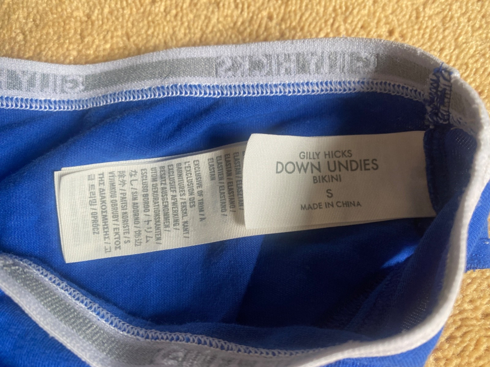 Gilly Hicks knickers Size S would fit Uk 4 or 6 bikini style logo