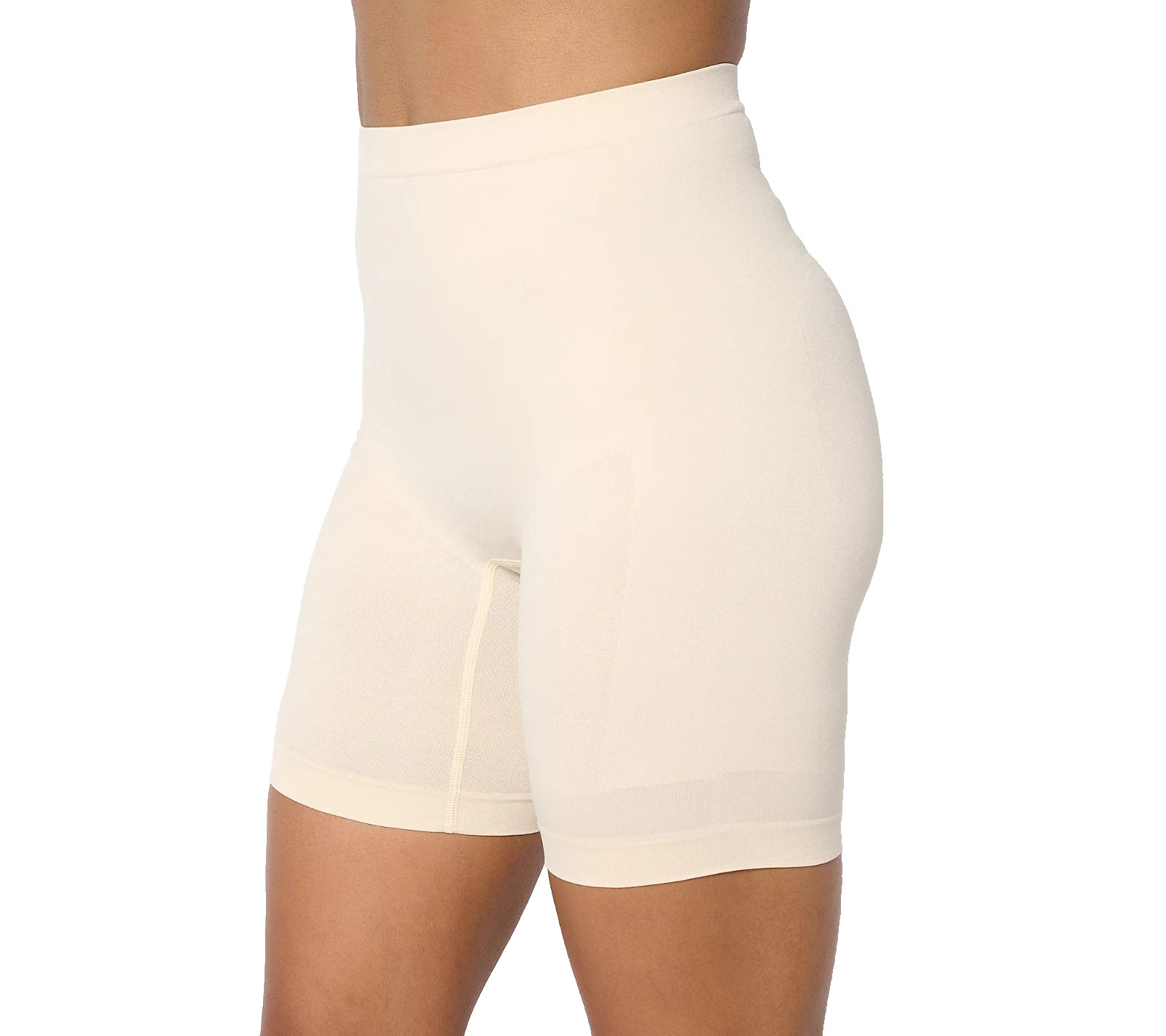 Anybody~Lycra Seamless Comfort Shaping Shorts~Large~Pearl~A682670 13308