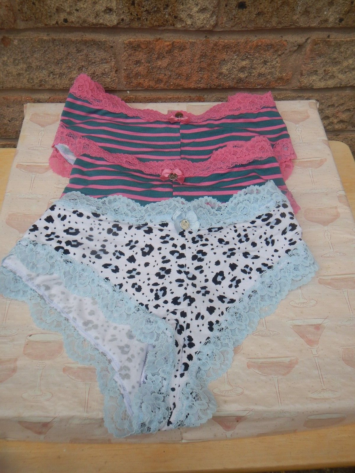 BOUX AVENUE SET OF THREE PAIRS KNICKERS SIZE 16 BRAZILLIAN