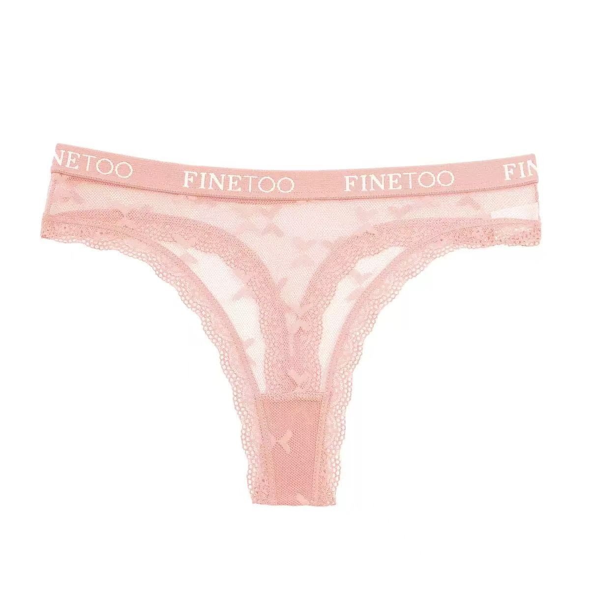 6-pack Lot Sexy Womens Sheer Panties Briefs Lace Trim Lingeries Thong Underwear