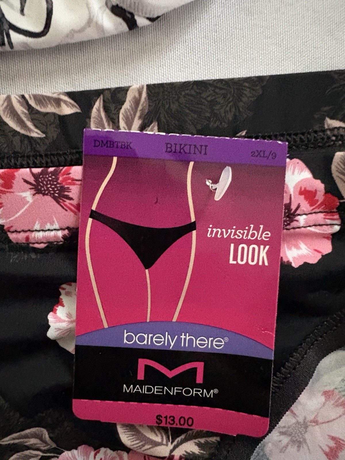 NEW Maidenform Bikini Barely There Invisible Look Panties 3 Pair DMBTBK 2xlarge