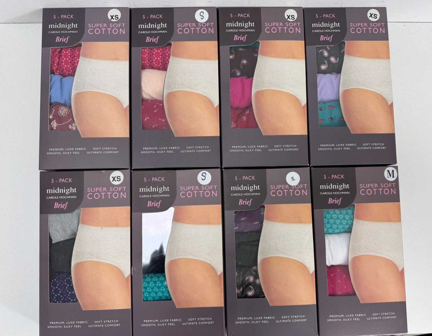 Carole Hochman Ladies Super Soft Cotton Briefs – 5-Pack XS-XXL