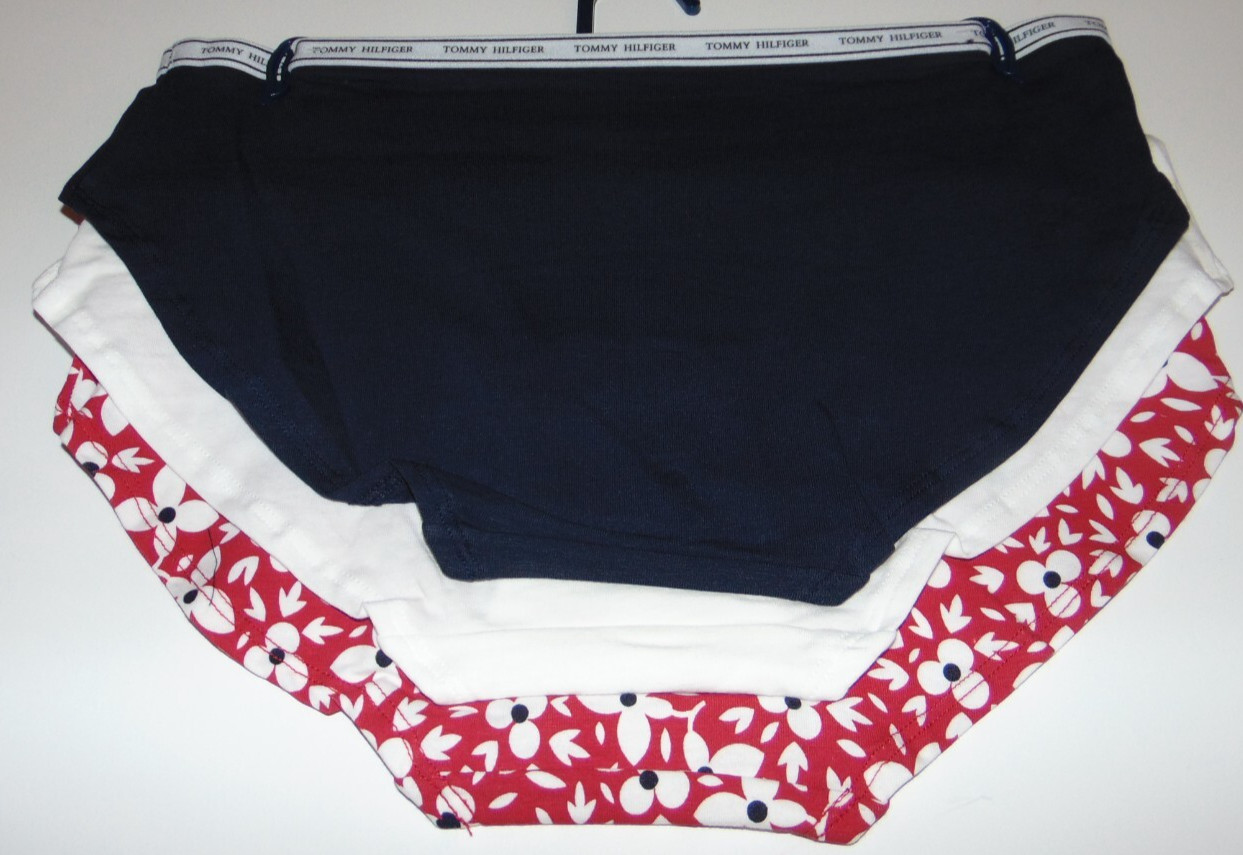 ~3 NWT Women’s TOMMY HILFIGER Hipster Panties! Size Large Super Cute FS:)~
