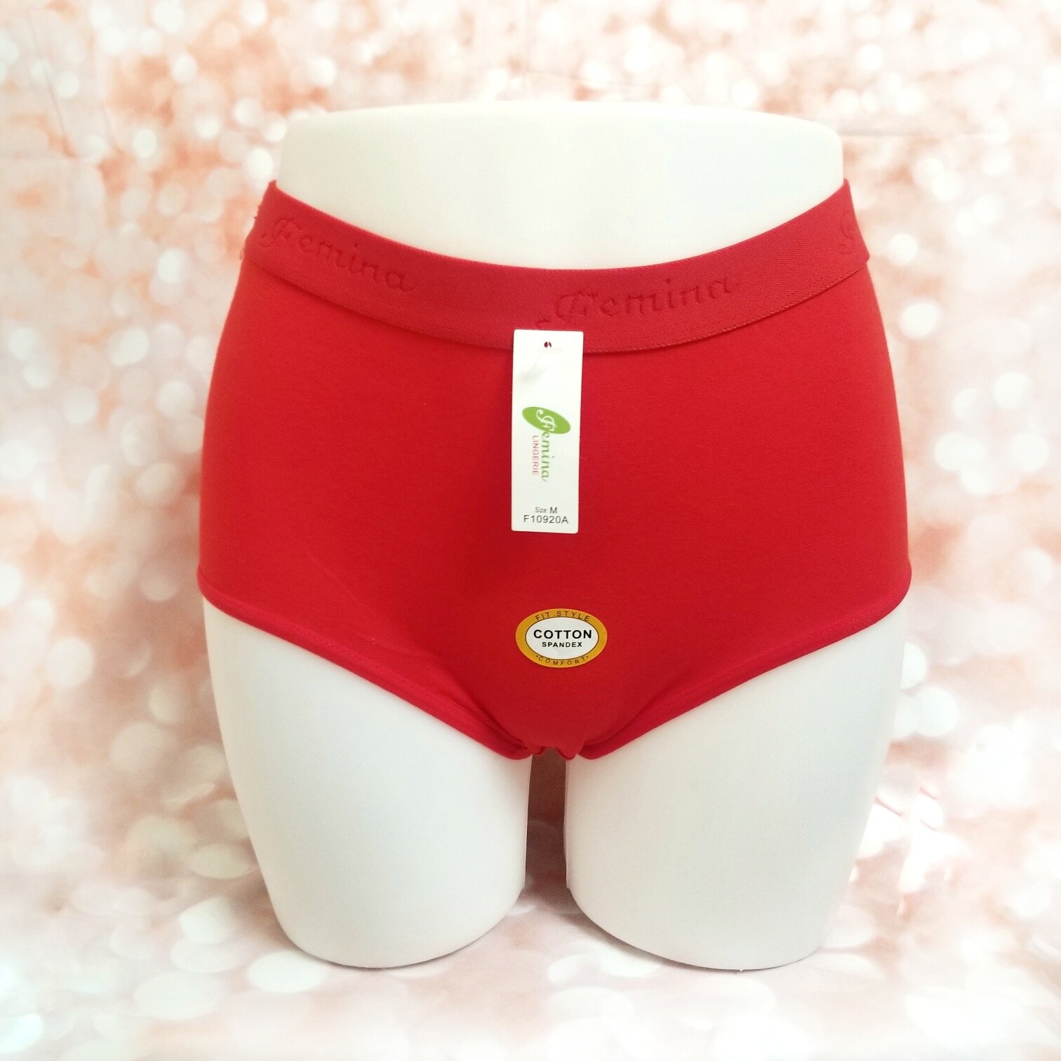 Women Soft Elastic Band Cotton High Waist Classic Brief Panties Underwear S-4XL